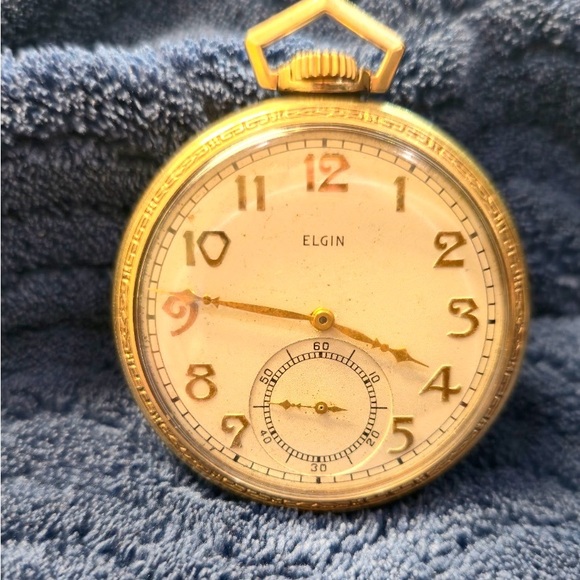 Elgin Gold Pocket Watch Fully functional